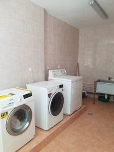 Spre finisare sunt lucrările de reparație capitală a spălătoriei în Grădinița nr.55.