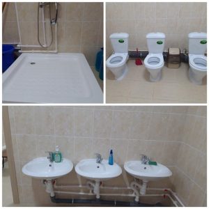Blocuri sanitare renovate în 5 grupe din IET nr. 175