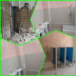 Încă un bloc sanitar reparat capital în Grădinița nr. 6  din sectorul Centru