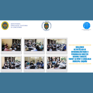 Realizarea activităților de informare/instruire a personalului Direcției Generale Educație, Tineret și Sport a Consiliului municipal Chișinău