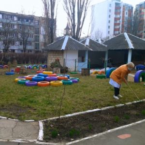 Procesul de organizare și desfășurare a lucrărilor de salubrizare și amenajare a teritoriului în IET nr.59 din sectorul Centru