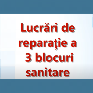 În IET nr. 23 au loc lucrări de reparație a trei blocuri sanitare