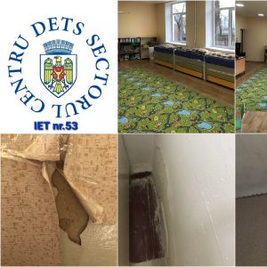 Din economiile formate pe parcursul anului 2021, au fost reparate 3 grupe de copii din cadrul a 2 Grădinițe din sectorul Centru