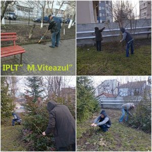 În sectorul Centru se muncește intensiv în scopul salubrizării teritoriilor aferente și adiacente instituțiilor de învățământ