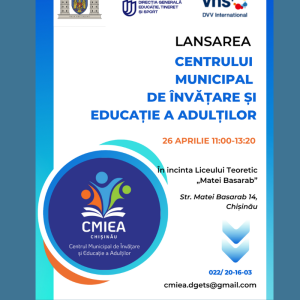 Deschiderea primului Centru Municipal de Învățare și Educație a adulților din Republica Moldova