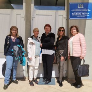 Vizită de lucru în cadrul parteneriatului Grădiniței nr. 167 cu reprezentanții Asociației Pédiatres Du Monde