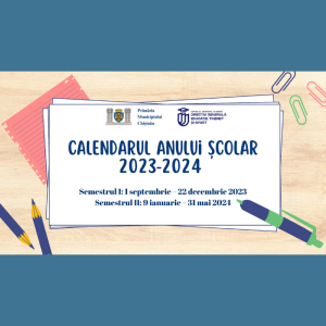 Calendar școlar 2023-2024
