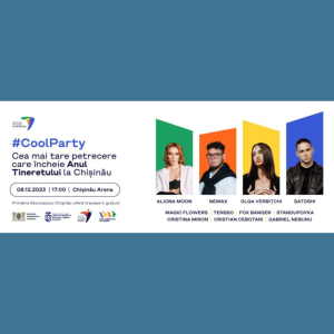 CoolParty: încheiem Anul Tineretului cu o explozie de energie și bucurie
