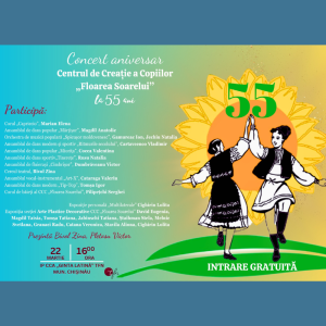 Centrul de Creație ”Floarea soarelui” sărbătorește 55 de ani de la fondare