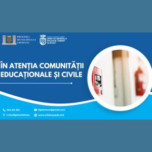 În atenția comunității educaționale și civile