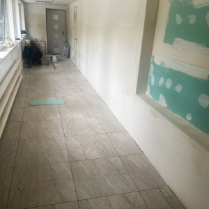 La Grădinița nr. 59 sunt în toi lucrările de reparație a galeriei
