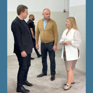 Natalia Străjesco, Șefa Direcției Educație, Tineret și Sport Centru împreună cu Vadim Hîncu, Pretorul sectorului Centru a efectuat o vizită de lucru la Tabăra de odihnă ”Cireșarii”