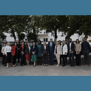 Viceprimarul de ramură al mun. Chișinău, dna Cutasevici Angela, șeful-adjunct al DGETS, dl Pavaloi Andrei și șefa DETS sl Centru, dna Strajesco Natalia în vizită la Complexul Educațional STEAM