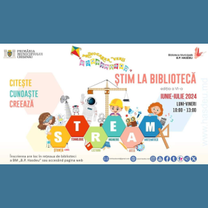 Program estival pentru copii ”Provocarea verii” la biblioteca ”Ovidius”