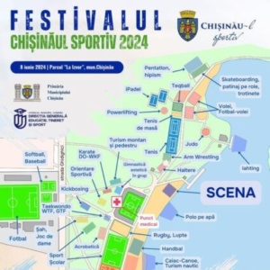 Harta interactivă „Chișinăul Sportiv 2024”