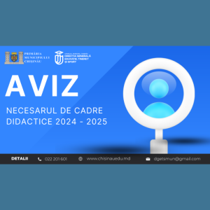 În atenția conducătorilor instituțiilor de învățământ general