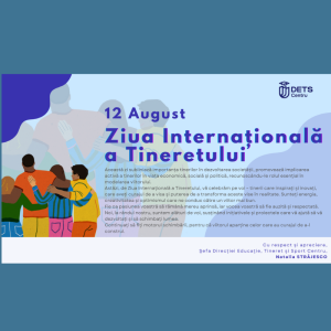 12 August – Ziua Internațională a Tineretului