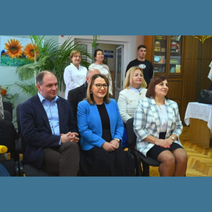 Inaugurarea lucrărilor de termoizolare a Grădiniței nr. 7 din sectorul Centru