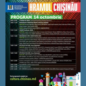 Hramul Orașului Chișinău,14 octombrie, în ziua sărbătorii religioase Acoperământul Maicii Domnului