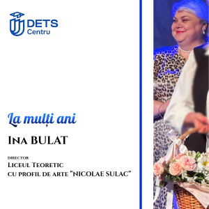 La mulți ani, stimată doamnă Director al Liceului Teoretic cu Profil de Arte ”Nicolae Sulac”, Ina BULAT